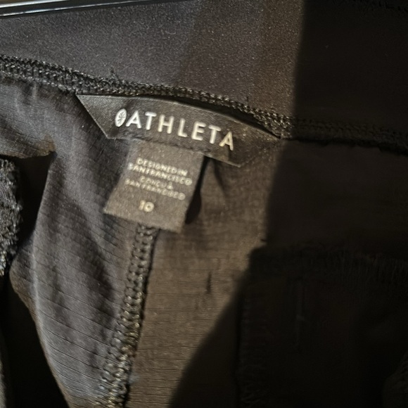 Athleta High Waist Black Women's Shorts - Picture 2 of 2